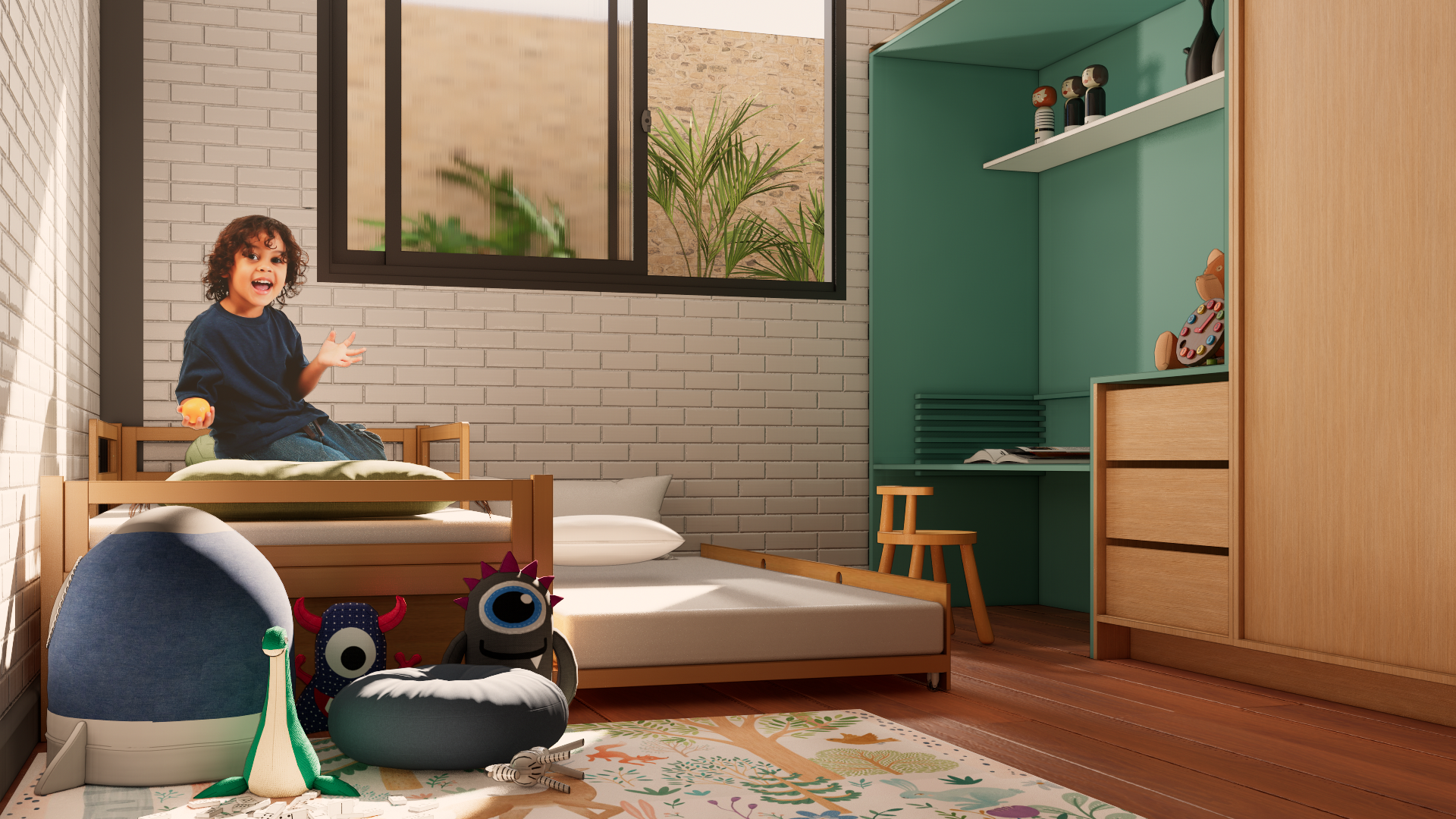 Casa Ipê — quarto infantil